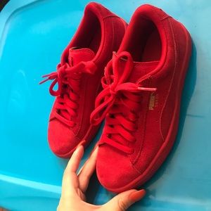 Puma suede sneakers
